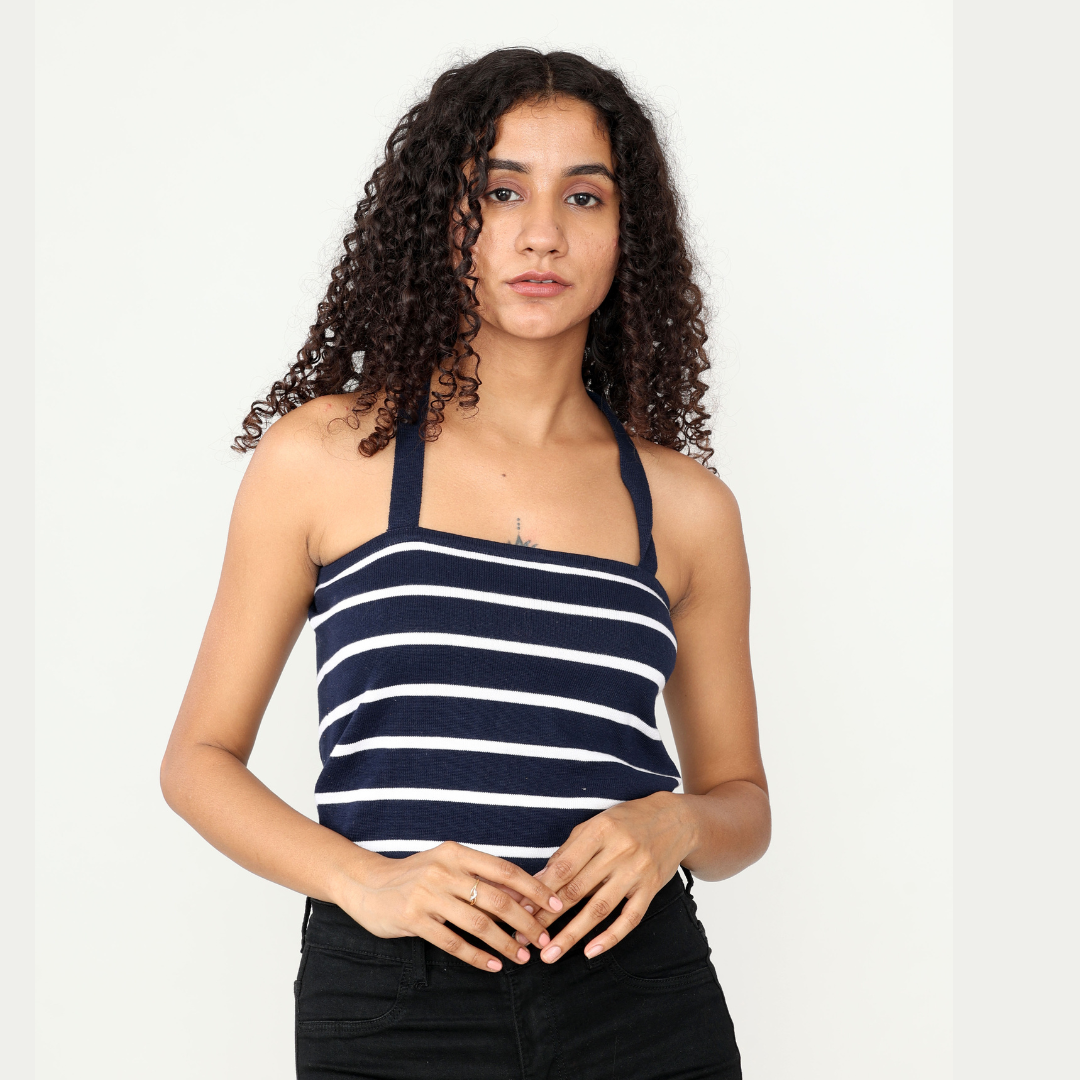 Navy with White Stripes Vest – Exclusive Special Edition