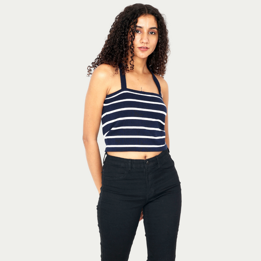 Navy with White Stripes Vest – Exclusive Special Edition
