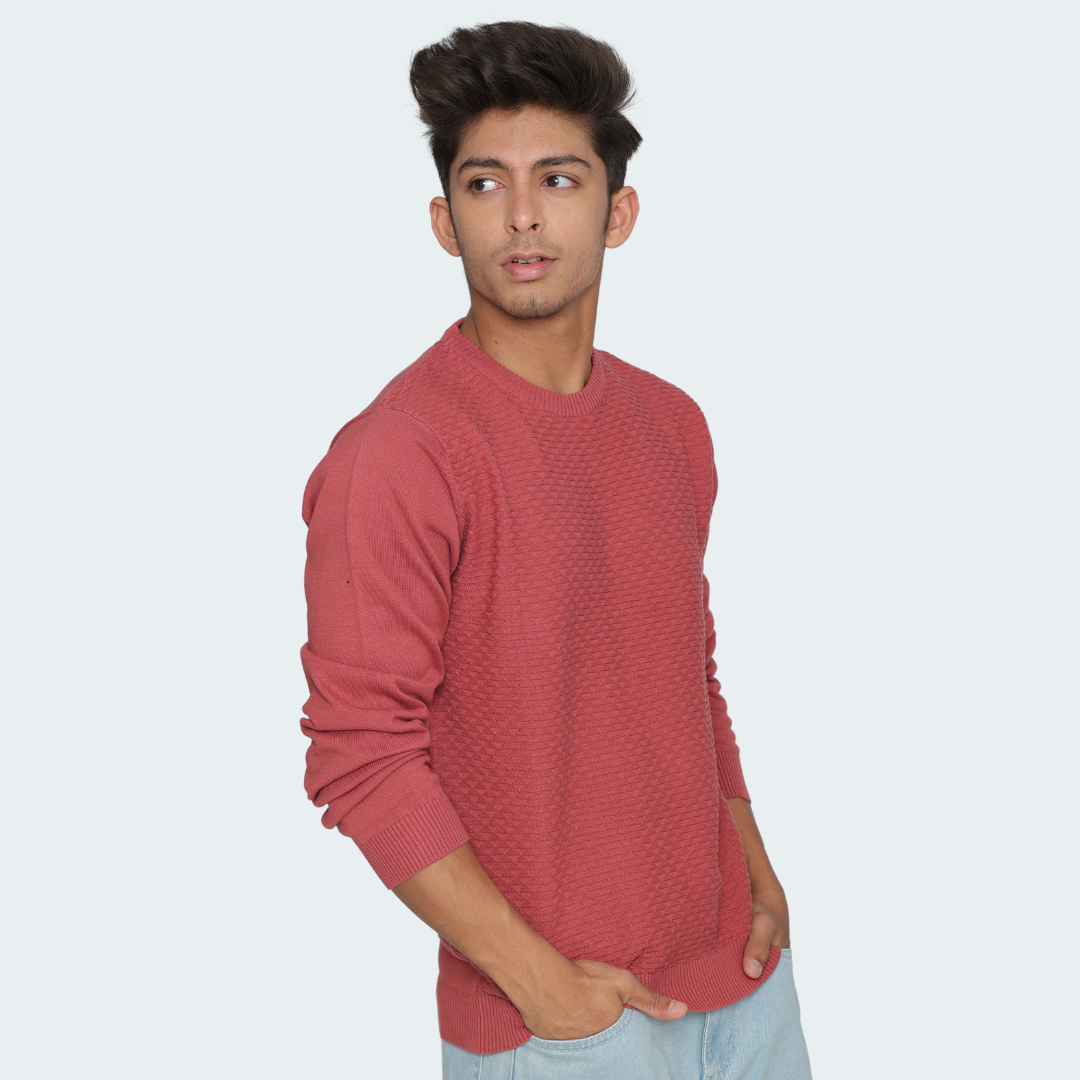 Mens Structured Knitted Special Edition Cotton T shirt
