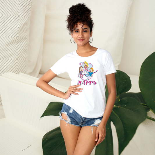 B Happy / WOMENS Regular T-Shirts ||   || Limited Edition by PureKinits
